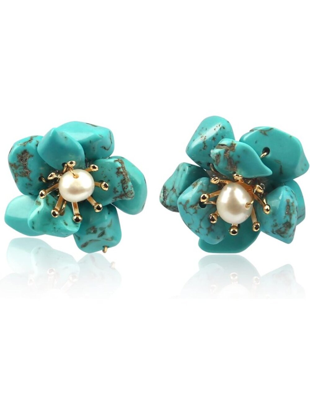 Trendy Green Real Jade Stud Earrings, Dainty Crystal Gemstone Jewelry for Women
